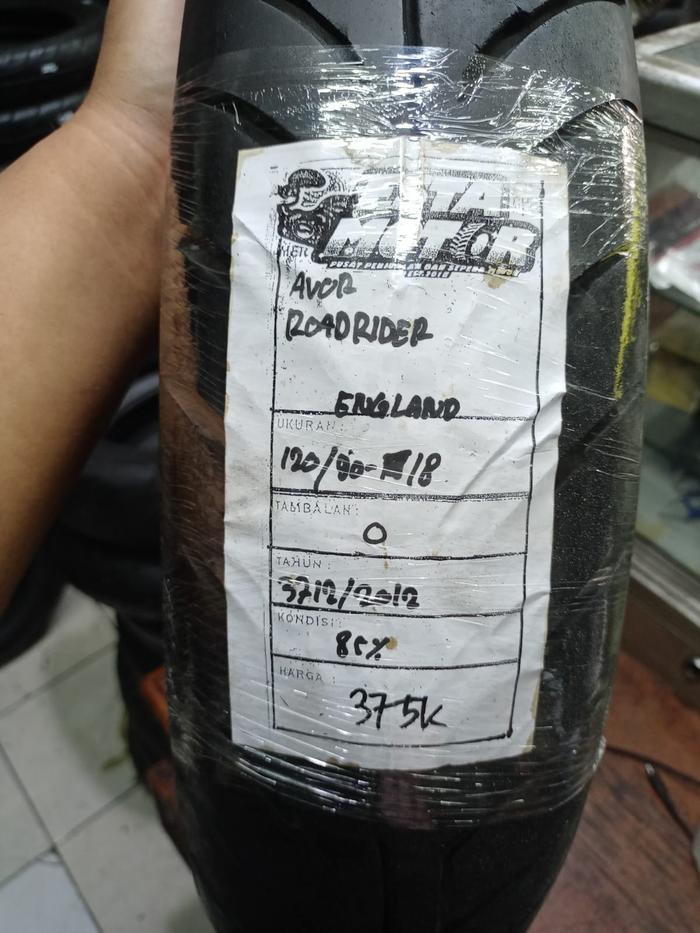 BAN COPOTAN MOTOR AVON ROADRIDER RING 18 UKURAN 120 90 18 KODE3712