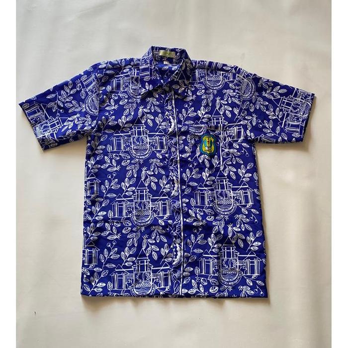 BATIK LAKI LAKI SERAGAM SMP 4 babelan