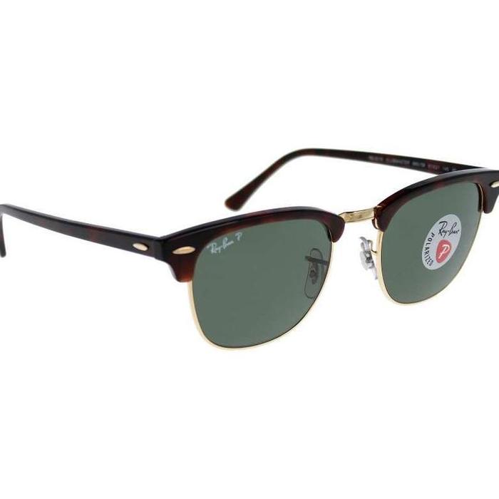 Terbaru KACAMATA RAYBAN CLUBMASTER TORTOISE POLARIZED RB3016 POLARIZED top