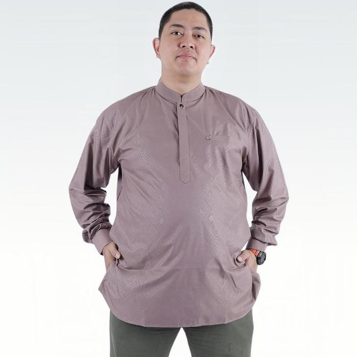 Muslimadani Baju Koko KAUTSAR Long Kurta Big Size Lengan Panjang