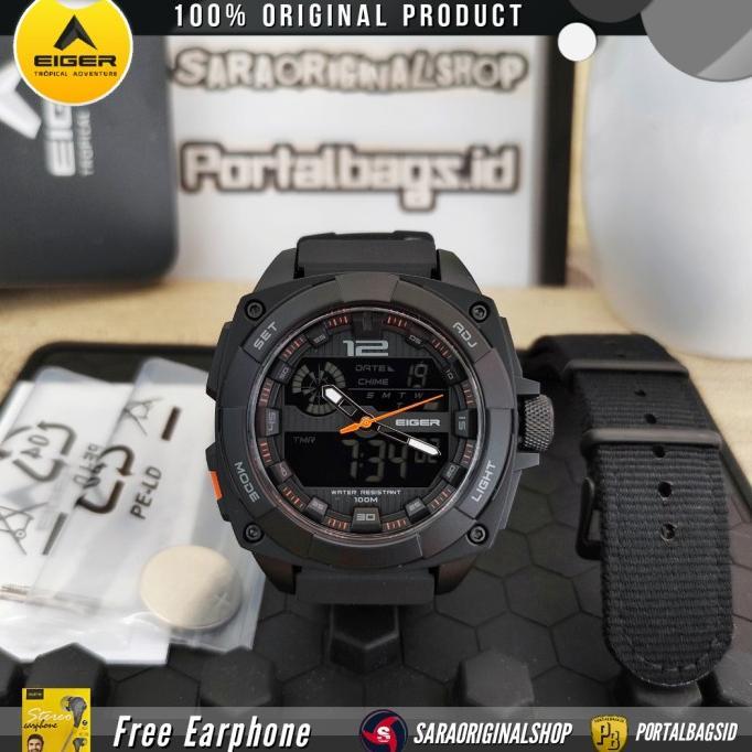 Eiger Antero Watch Jam Tangan Analog Digital Original
