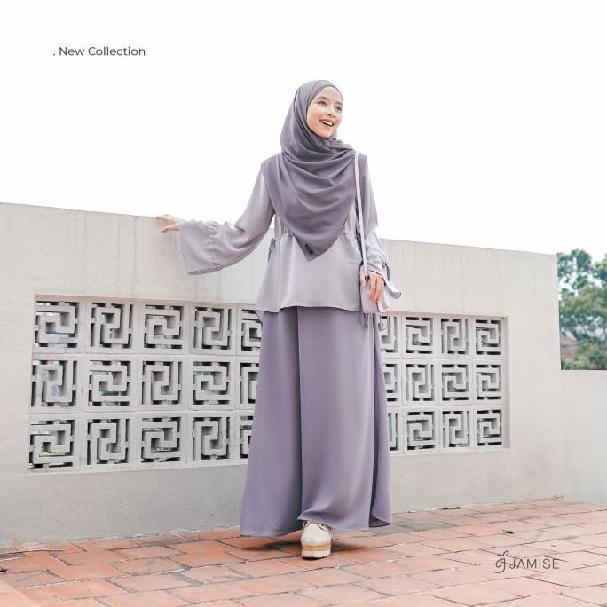 Erissa Dress | Gamis 2 In 1 By Jamise Syari #Gratisongkir