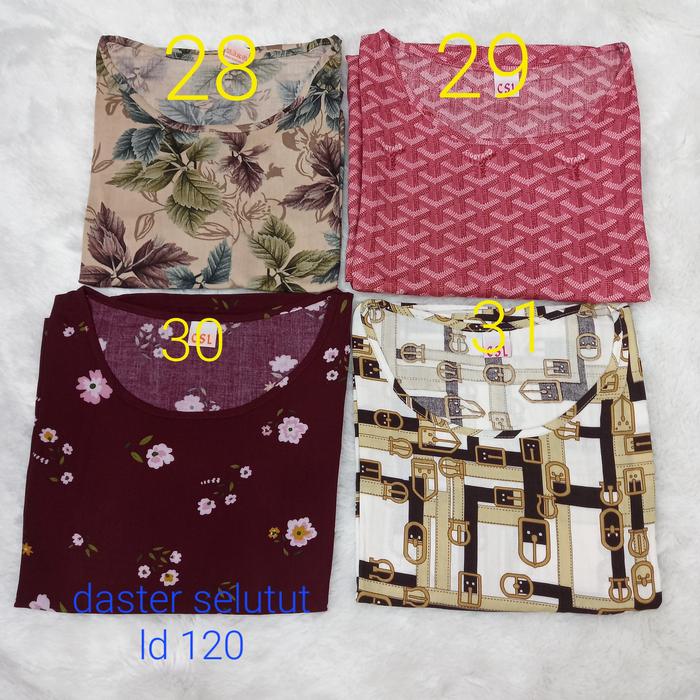 Daster selutut merk Csl bahan rayon