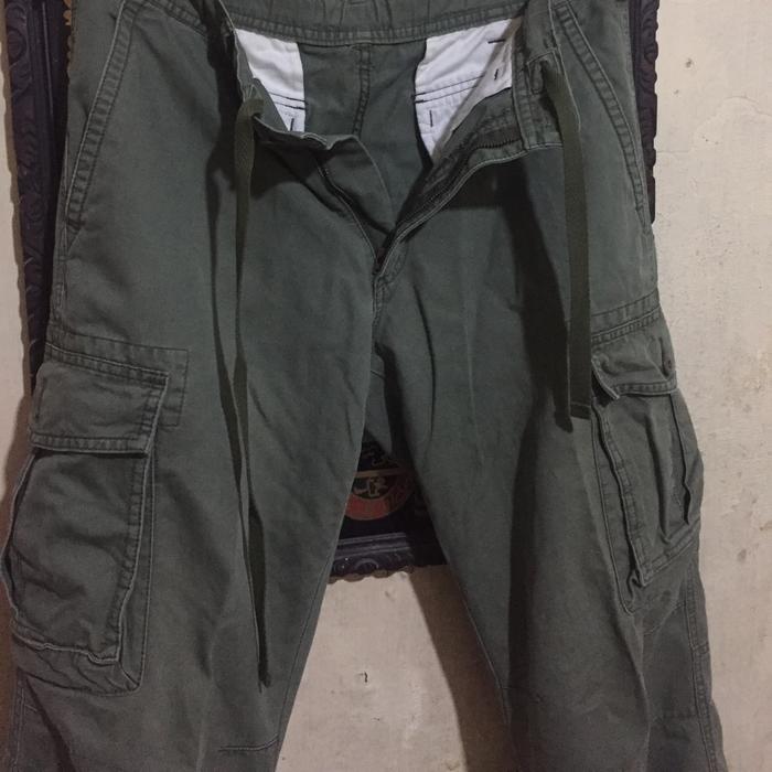 Celana Uniqlo pria second Army style