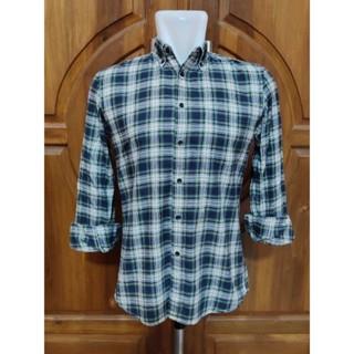 Kemeja Flanel Uniqlo Original Second Size S