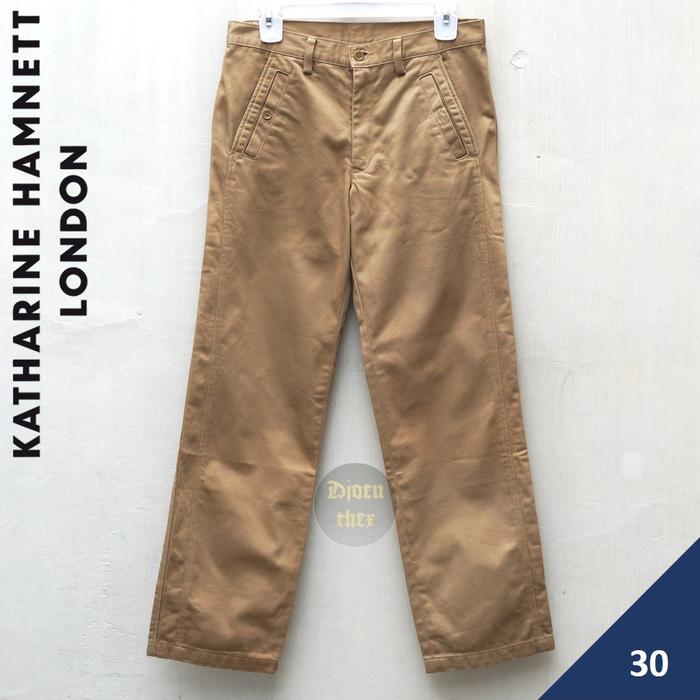 Celana Panjang HAMNETT Katharine Hamnett  Chino Khaki  Size 30