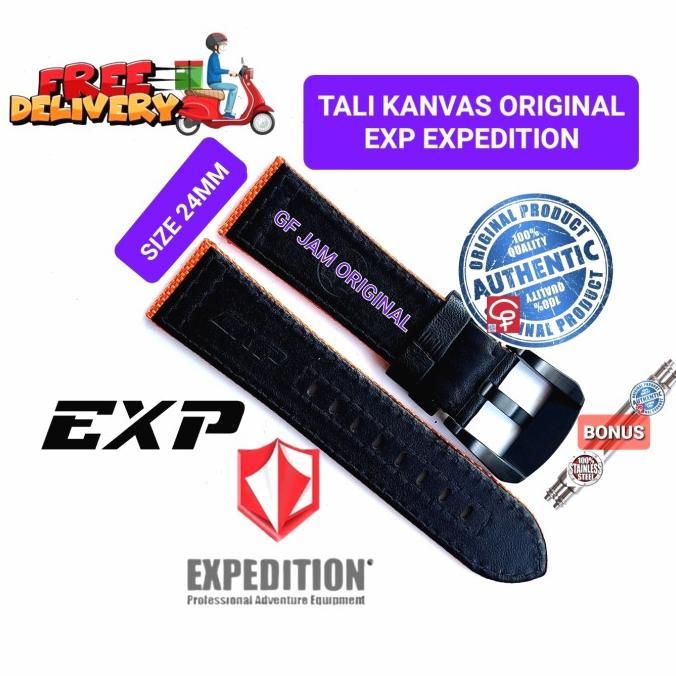 Tali Jam Tangan Kanvas Expedition Exp Original 24Mm E6771 E6381 E6780