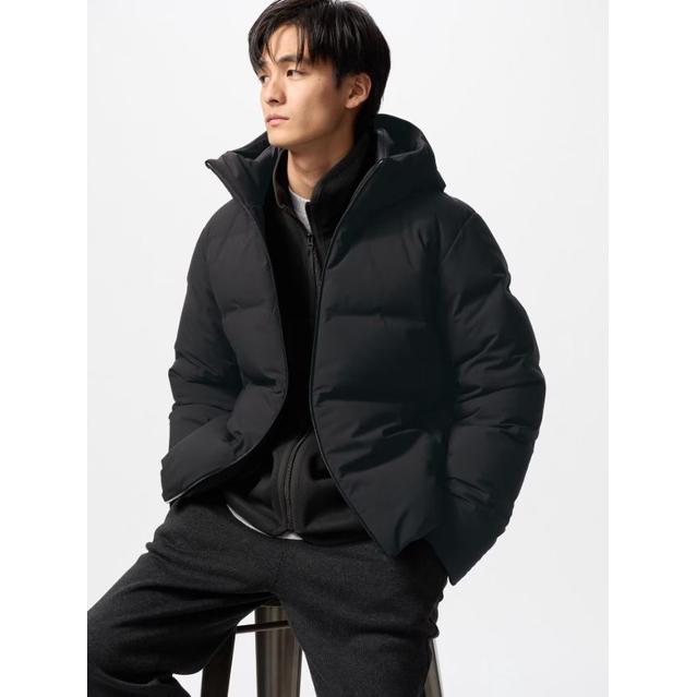 Jaket Pria Padded Uniqlo Seamless Down Parka Handcarry Bulu Angsa Puffer Original Hand Carry JAPAN