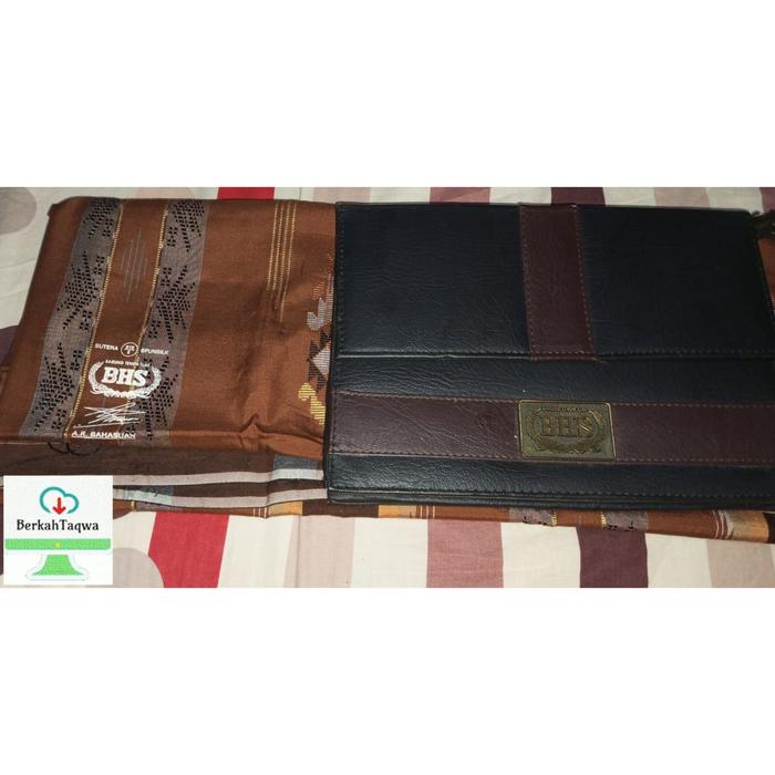 Sarung BHS Sutra Spunsilk Gold SGE Mahkota Tanda Tangan A.R Bahasuan0