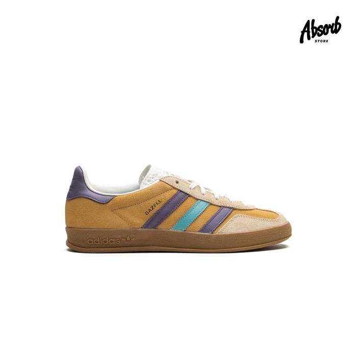 Adidas Gazelle Indoor (Brown Purple/Glow Orange/Shadow Violet/Off White) IG1636