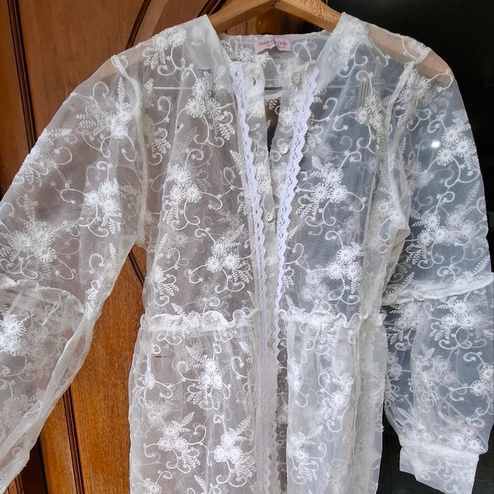 [PRELOVED] Haidee & Orlin - Outer Midi Organza & Siera  Flowers - Mo Sherina Type