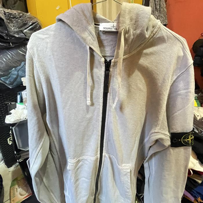 Hoodie Zipper Stone Island Original