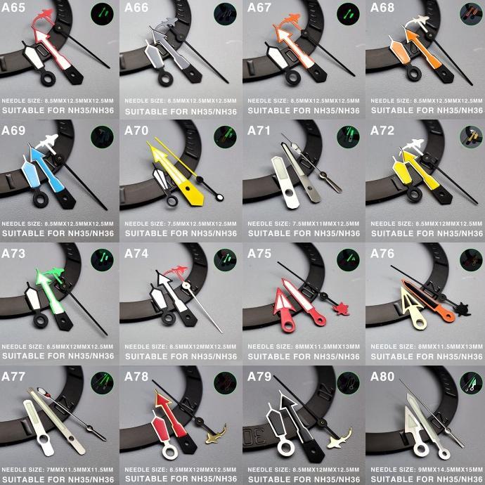 Seiko Mod Hands A65 - A80 For Nh35/36/4R35