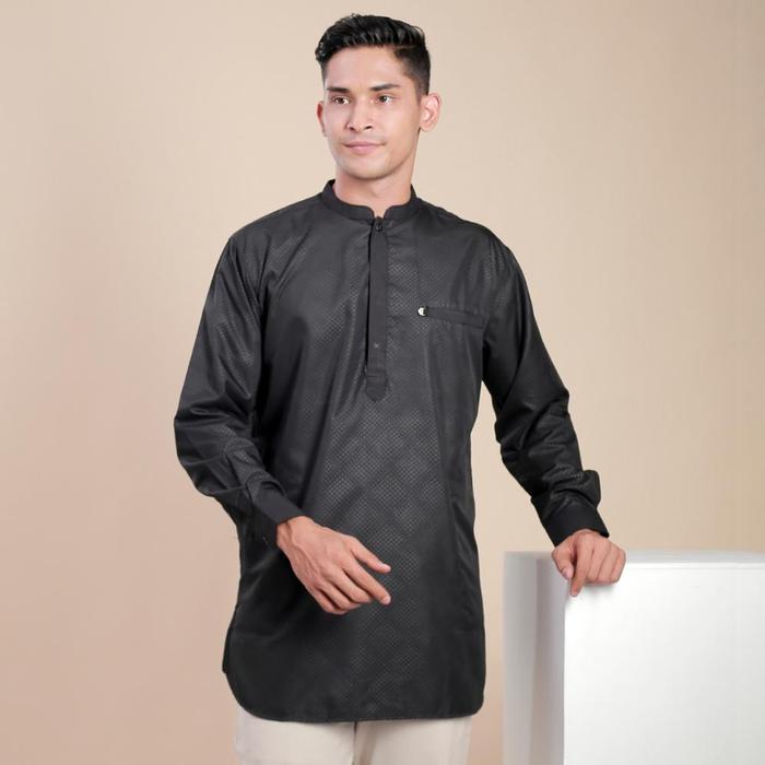 Muslimadani Baju Koko KAUTSAR Kurta Dewasa Kemko Lengan Panjang