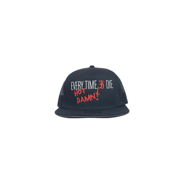 Topi Band Every Time I Die Hot Damn Trucker Hat Black