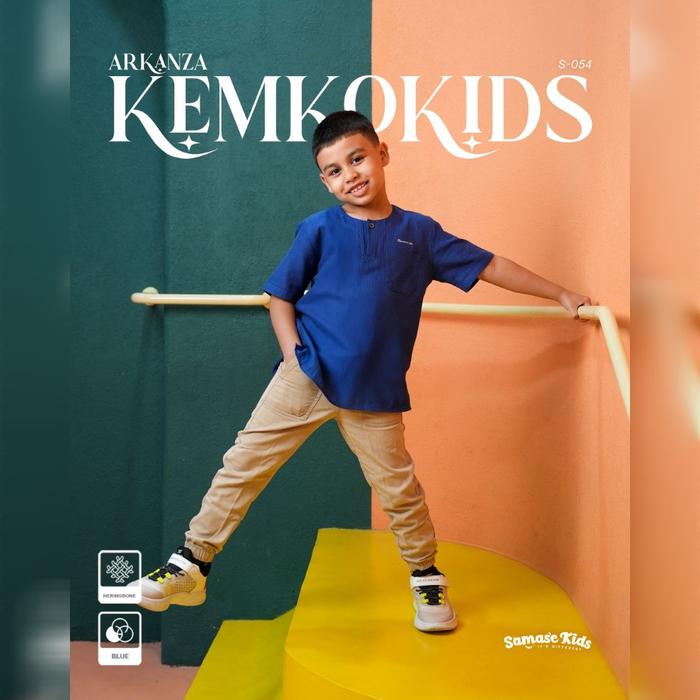 SAMASE S054 Kemko Kemeja Koko Kids Anak lengan pendek