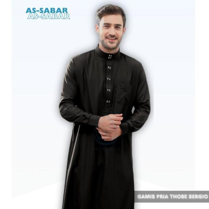 Assabar - Gamis Pria Terbaru baju gamis koko pria Pakaian Islami Laki Laki Jubah Modern Elegan Trend