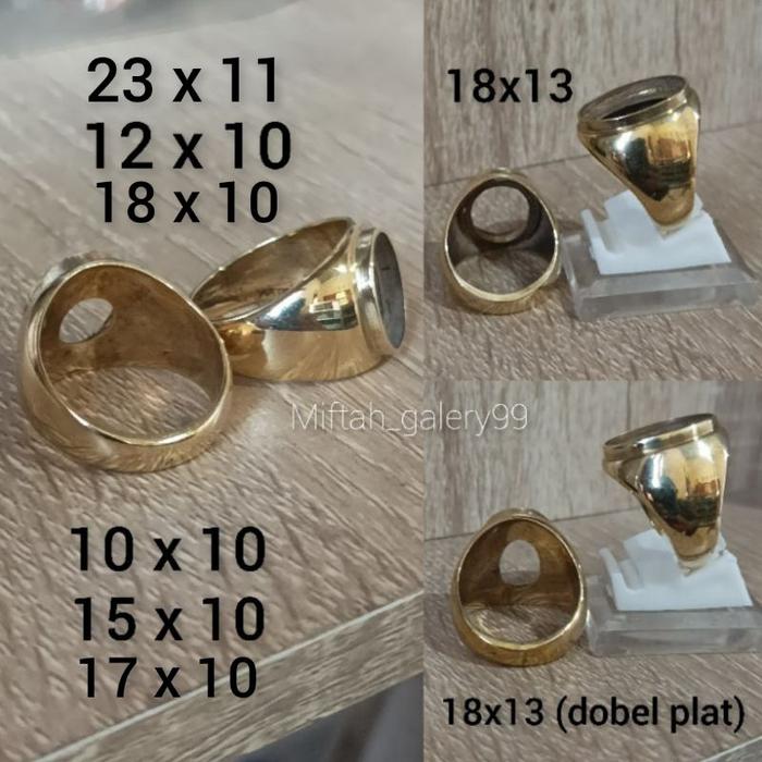 Emban cincin koin handmade