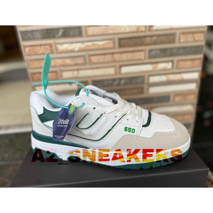 All New Sepatu N3W Bal4Nc3 N3550 White Green Import Premium Quality