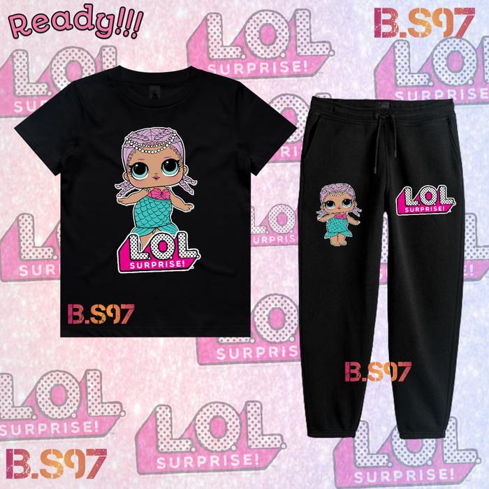 (FreeGift) BAJU KAOS ANAK SETELAN ANAK PEREMPUAN LOL Game Karakter Merbaby