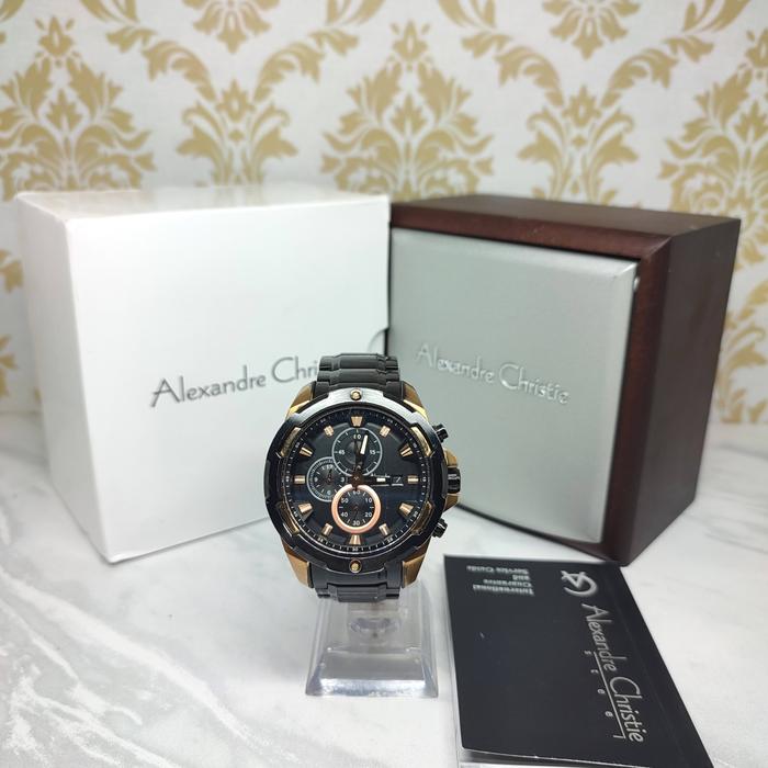 Jam tangan pria Alexandre Christie 6305 mc Original