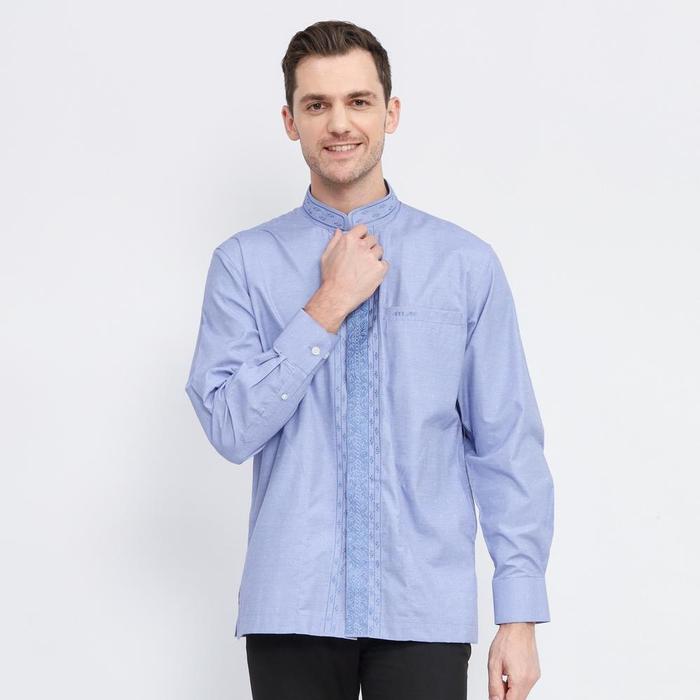 Baju Koko ATLAS Super Premium Biru 02