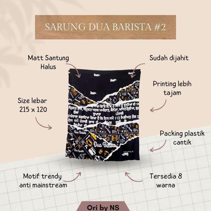 Sarung Dua Barista #2 Sarung Batik Dua Barista DuaBarista Dua Barista Sarung Batik Sarung Santri Sar