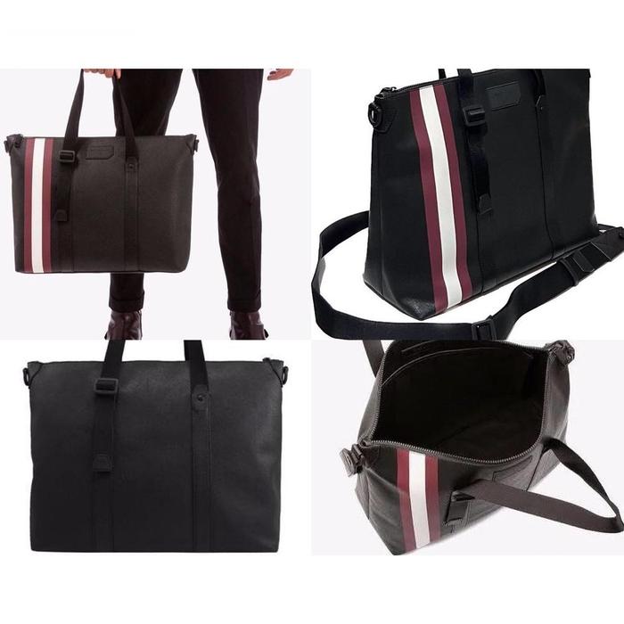 BALLY STONER TOTE BAG LEATHER SAFF ORIGINAL READY STOCK