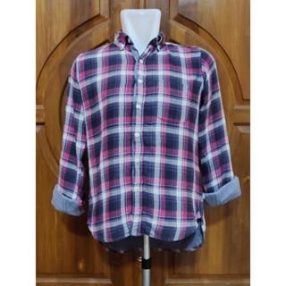 Kemeja Flanel Beams Heart Japan Original Second Size M