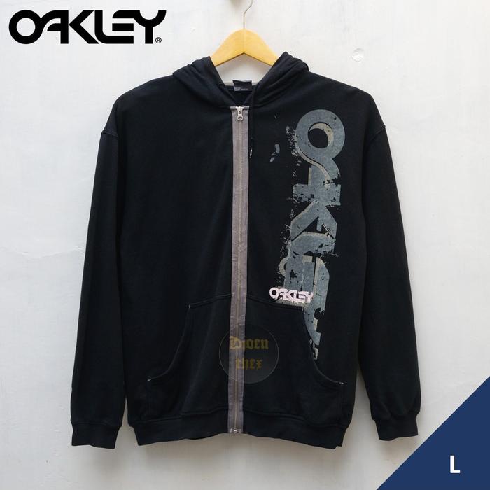 Hoodie Zipper Oakley Back  Size L