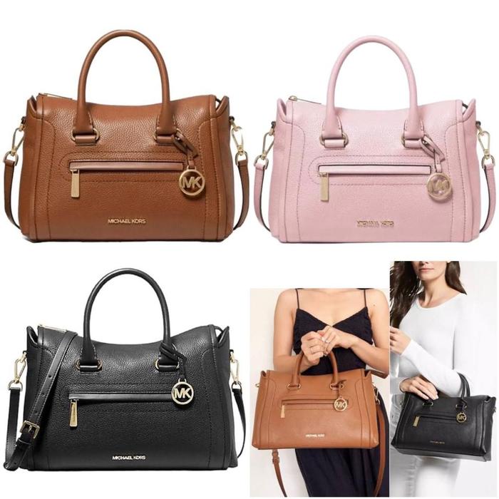MICHAEL KORS CARINE TOP ZIP CROSSBODY LARGE ORIGINAL READY STOCK