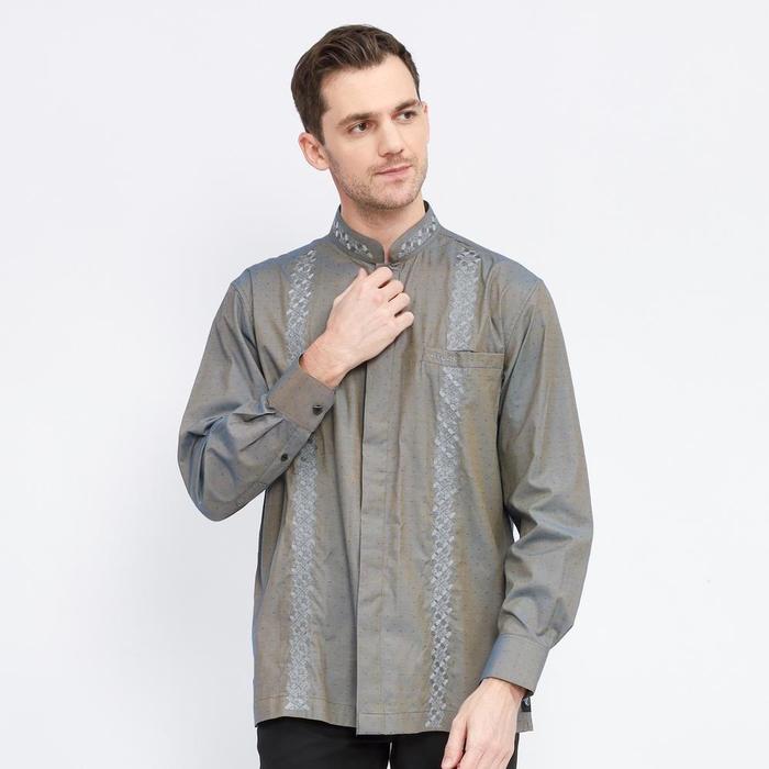 Baju Koko ATLAS Super Premium Abu 03