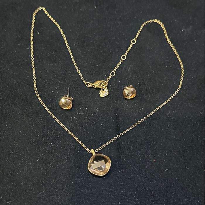 KALUNG DAN ANTING SWAROVSKI ORIGINAL