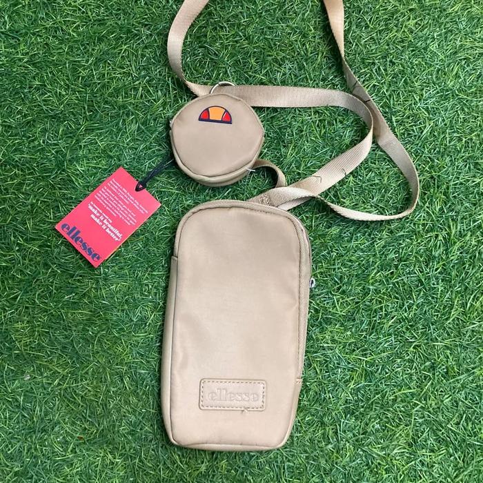 [READY SIAP KIRIM] TAS SLING BAG ELLESSE BEIGE ORIGINAL