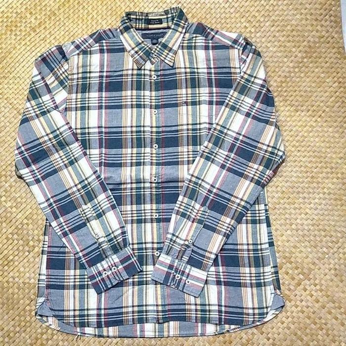 Kemeja pria Tommy Hilfiger kemeja cowok