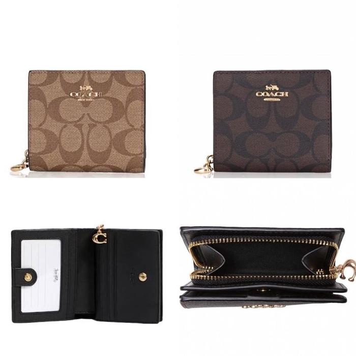 COACH SNAP CARD CASE BIFOLD WALLET ORIGINAL READY STOCK
