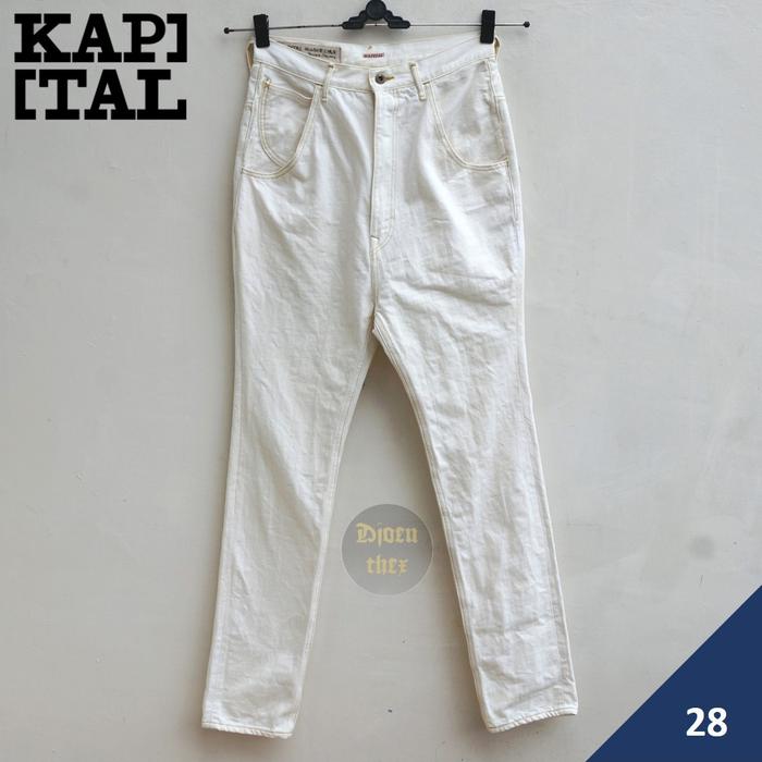 Celana Kapital Denim White  Size 28
