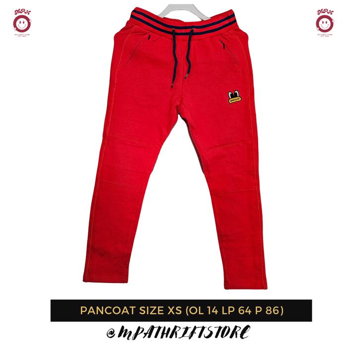 Celana Jogger Pancoat Size XS Red Second Branded