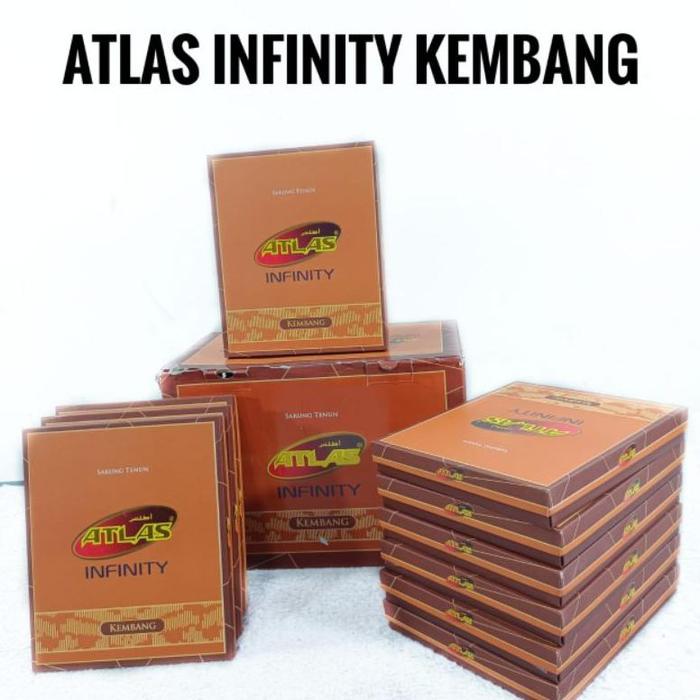 Sarung Atlas Infinity Kembang Ecer Grosir