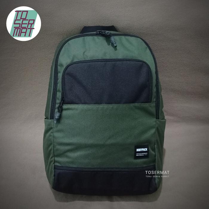 Tas ransel laptop backpack casual Bodypack Convey Original - Olive