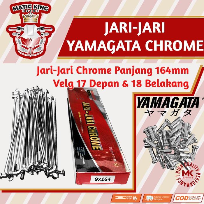 Jari Jari Ruji Ring Velg 17 18 ukuran 164 Yamaha Honda Mio Nmax Fino X-Ride Jupiter Z Vega R MX RX K