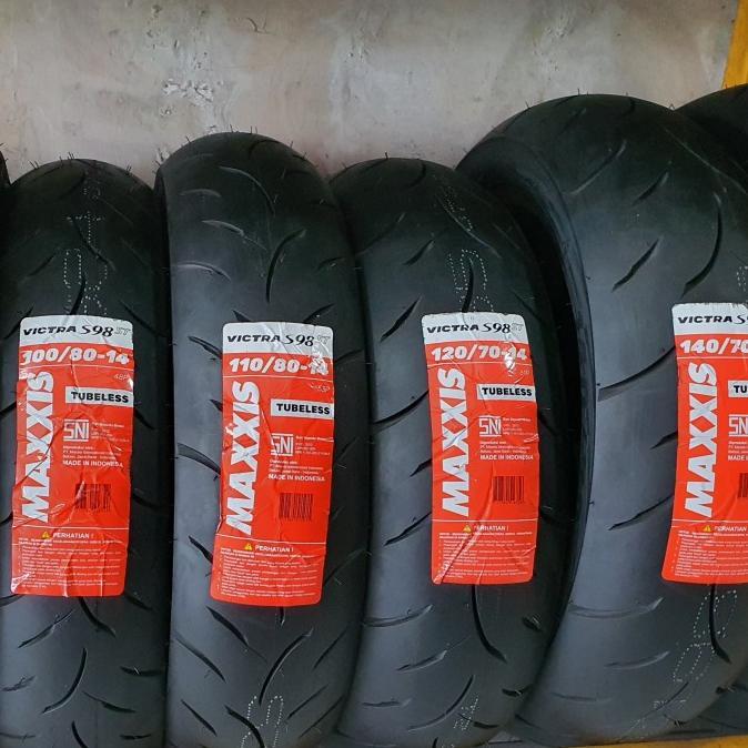 Ring 14 MAXXIS VICTRA S98 ST Ban Motor Tubeless Matic Semi Slick