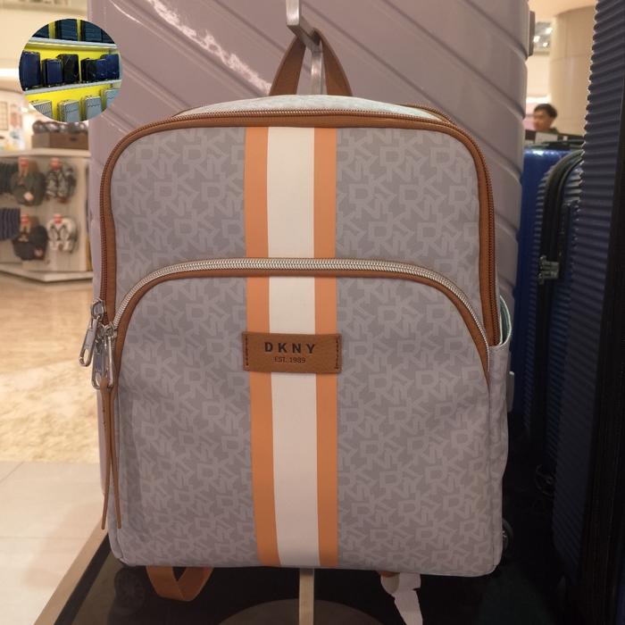 tas ransel wanita dkny signature strip original authentic