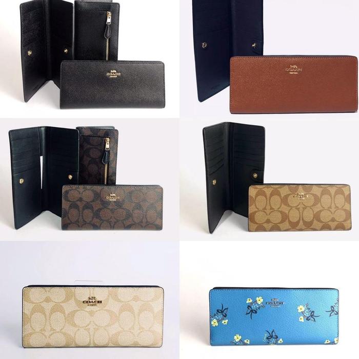 COACH SLIM LONG WALLET ORIGINAL READY STOCK