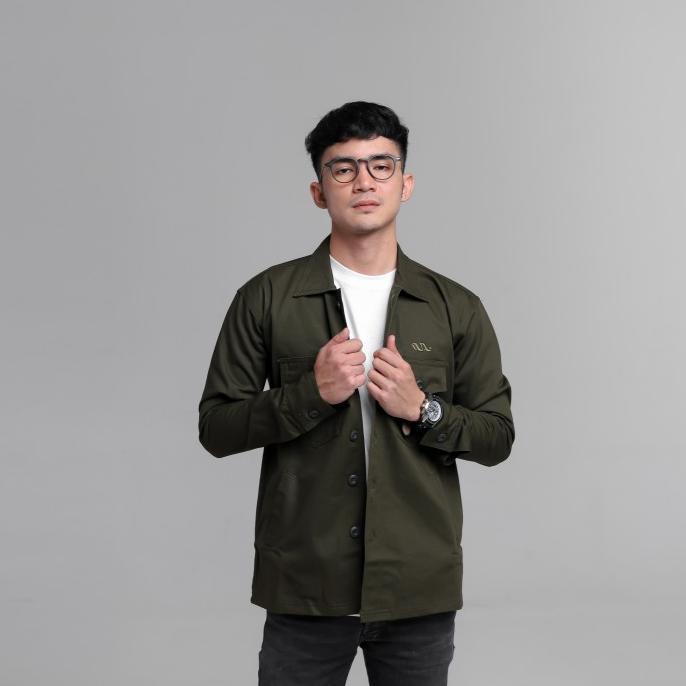 iNeat Zaku Trucker Jacket Outerwear Green