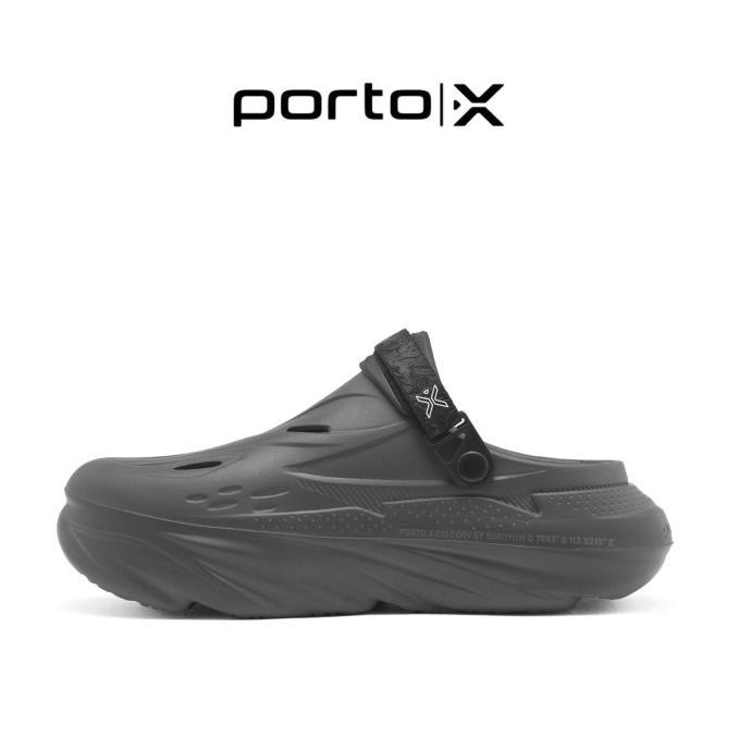 Porto X Sandals - Gio Corv Clogs (Cool Grey) ft Soboyow