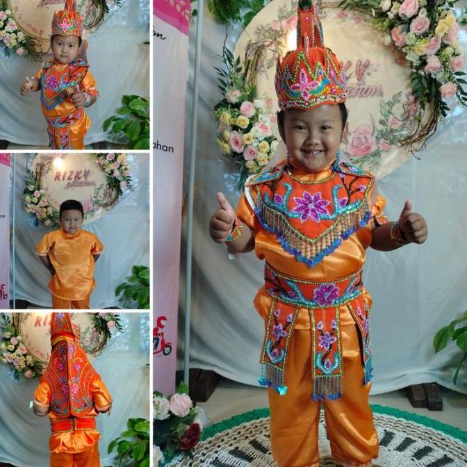 Baju Sunat Gatot Kaca All Size Bahan Buludru & Satin