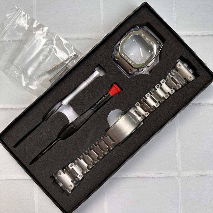 Bnb titanium gmwb5000 gmw-b5000 gmw b5000 bezel strap titanium g-shock gmw-b5000