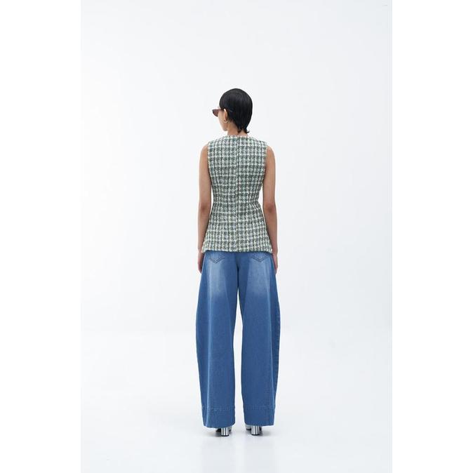 DUMA - MATCHIA TOP | GREEN MULTI