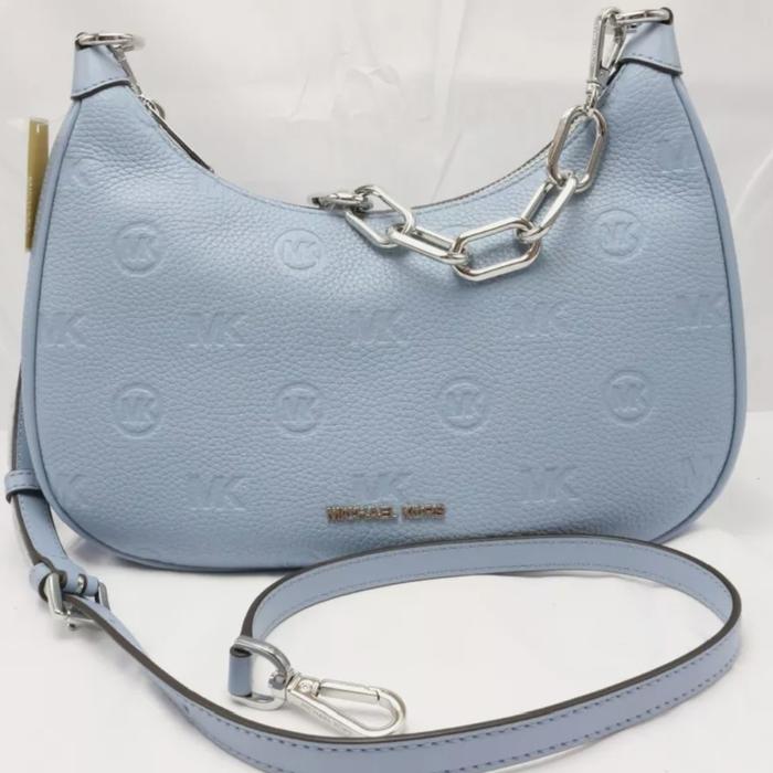 MK Cora Zip Pouchette with Emboss